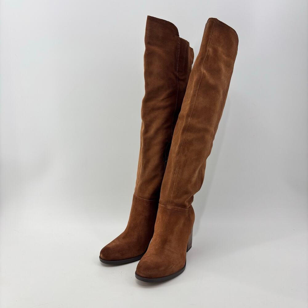 Naturalizer Kyrie Size 8 Knee High Brown Boots Leather Upper Womens - Picture 3 of 14